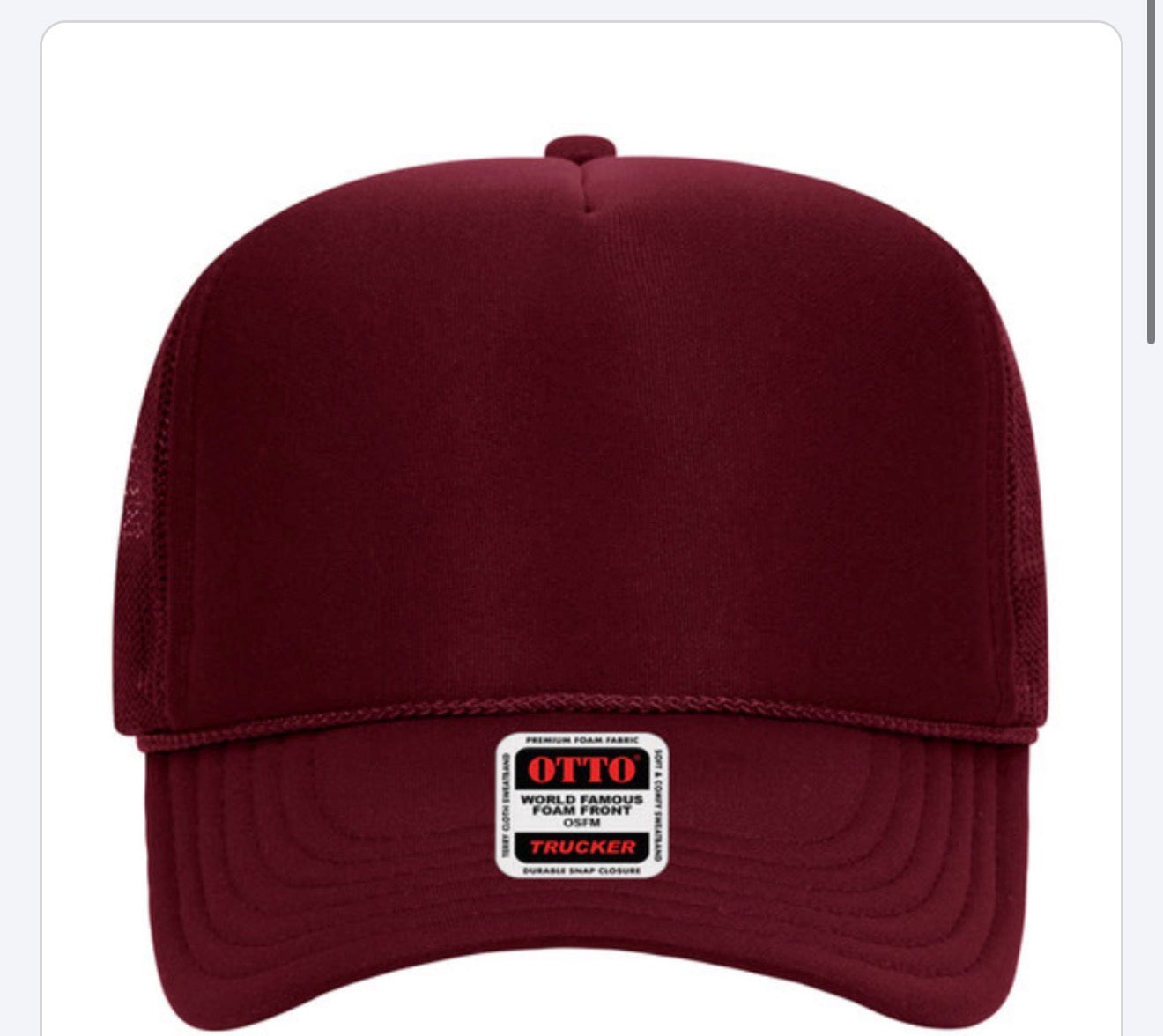 Trucker Hat (With Patch or No Patch)